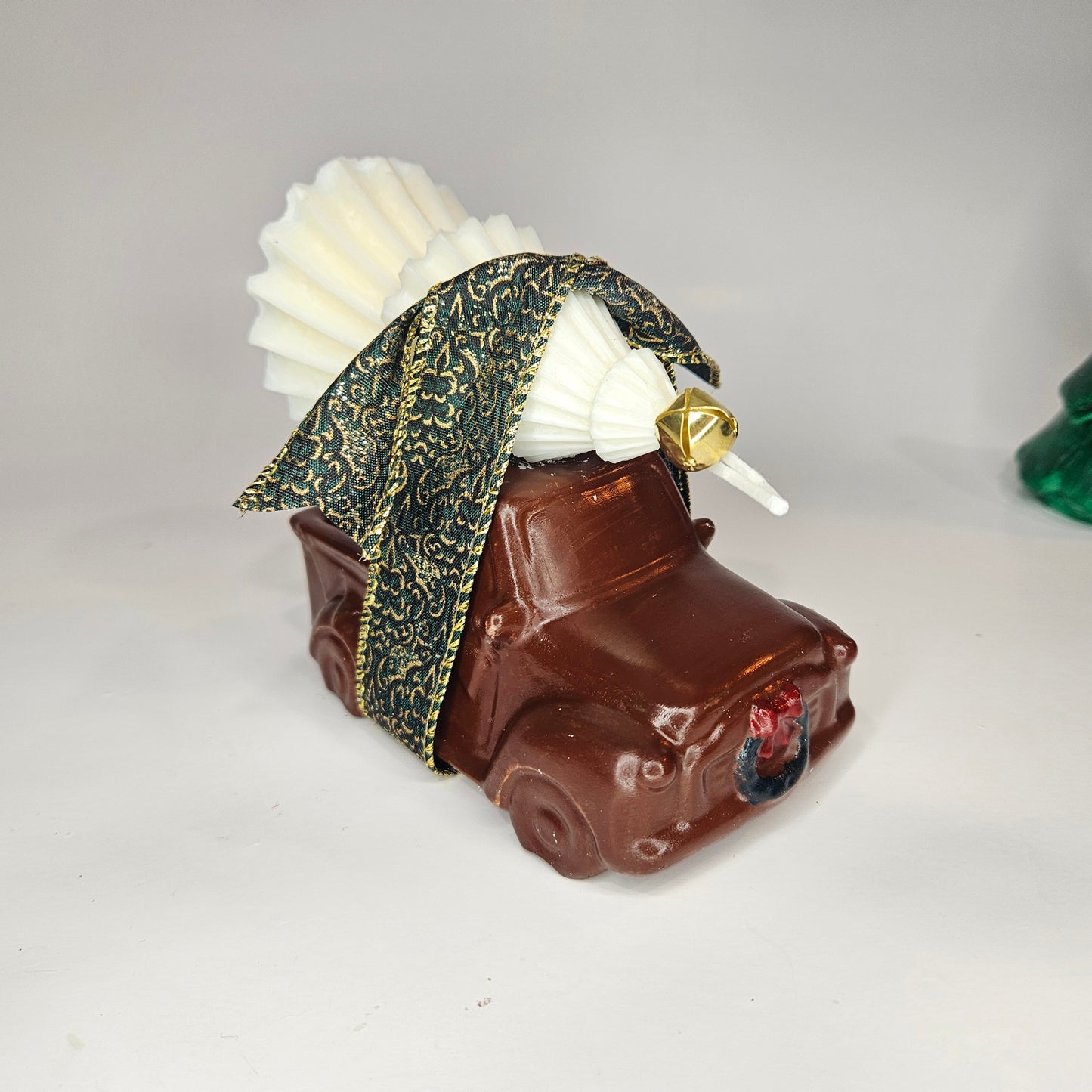 Christmas Truck With Tree Candle