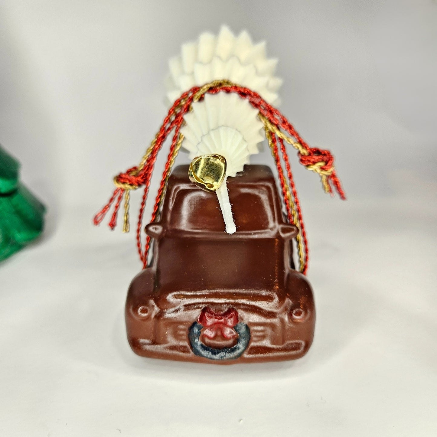 Christmas Truck With Tree Candle